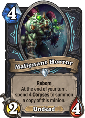 Malignant Horror Card