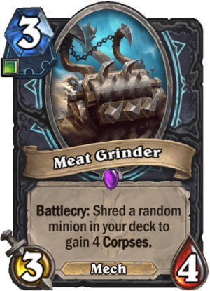Meat Grinder Card