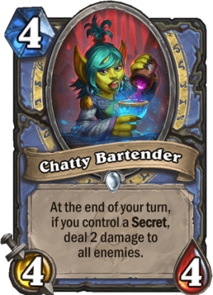 Chatty Bartender Card