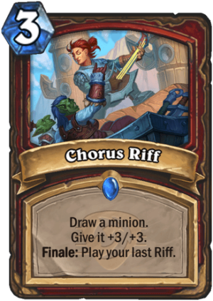 Chorus Riff Card
