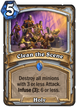 Clean the Scene Card