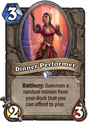 Dinner Performer Card