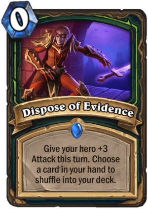 Dispose of Evidence Card
