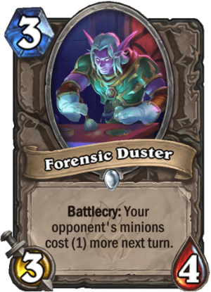 Forensic Duster Card