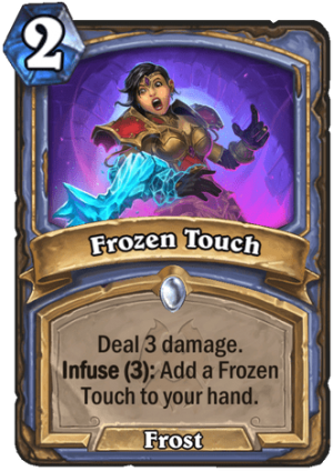 Frozen Touch Card