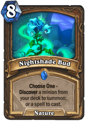 Nightshade Bud Card