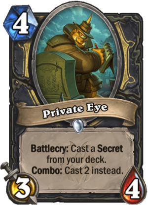 Private Eye Card