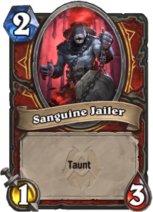 Sanguine Jailer Card