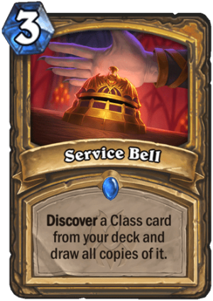 Service Bell Card