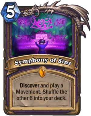 Symphony of Sins Card