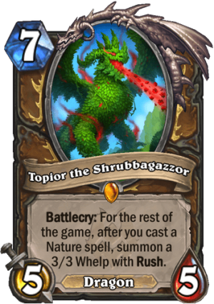 Topior the Shrubbagazzor Card