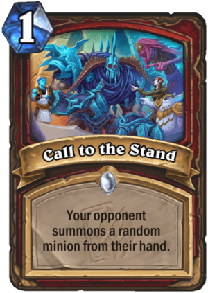 Call to the Stand Card