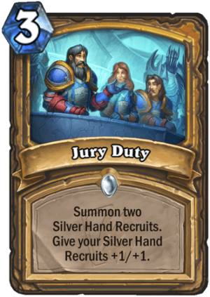Jury Duty Card