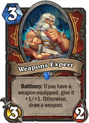 Weapons Expert Card