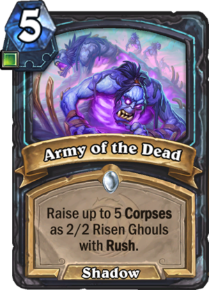 Army of the Dead Card