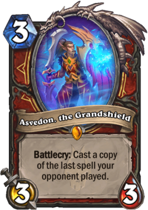Asvedon, the Grandshield Card