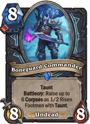 Boneguard Commander Card