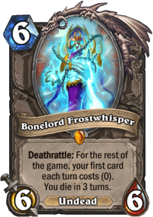 Bonelord Frostwhisper Card