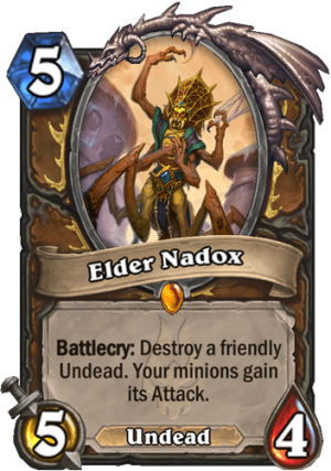 Elder Nadox Card