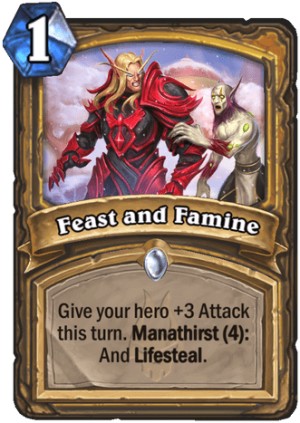 Feast and Famine Card