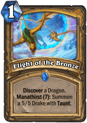 Flight of the Bronze Card