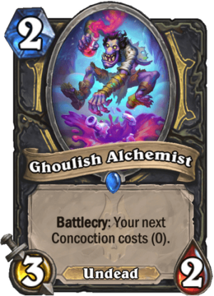 Ghoulish Alchemist Card