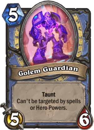 Golem Guardian Card