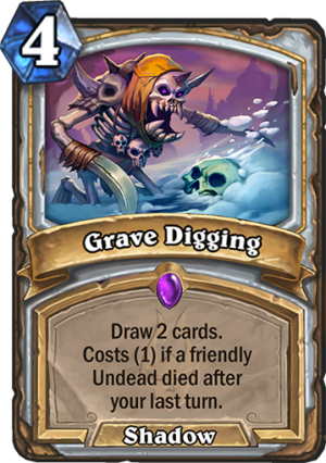 Grave Digging Card