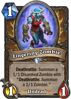 Lingering Zombie Card