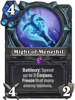 Might of Menethil Card