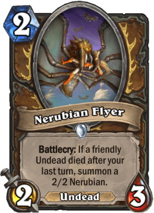 Nerubian Flyer Card