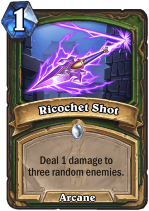 Ricochet Shot Card
