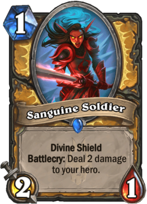 Sanguine Soldier Card