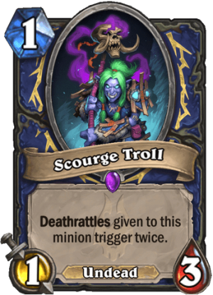 Scourge Troll Card