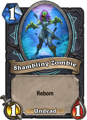 Shambling Zombie Card