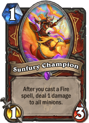 Sunfury Champion Card