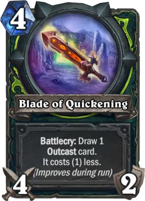 Blade of Quickening Card