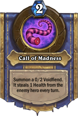 Call of Madness Card