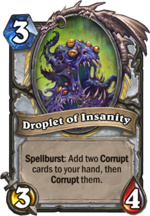 Droplet of Insanity Card
