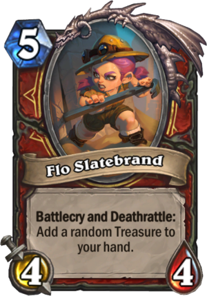 Flo Slatebrand Card