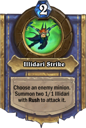 Illidari Strike Card