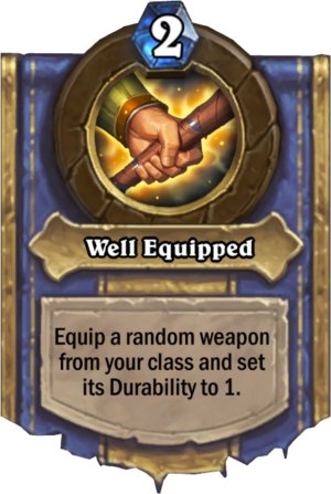 Well Equipped Card