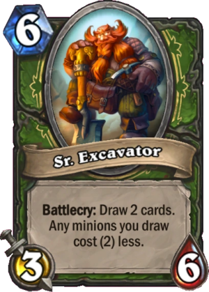 Sr. Excavator Card
