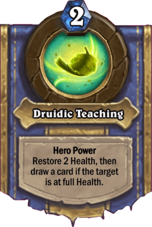 Druidic Teaching Card