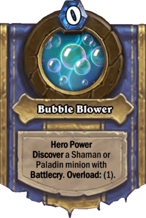 Bubble Blower Card