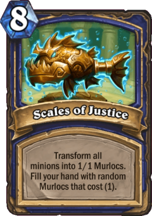 Scales of Justice Card