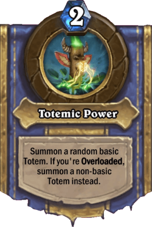 Totemic Power Card