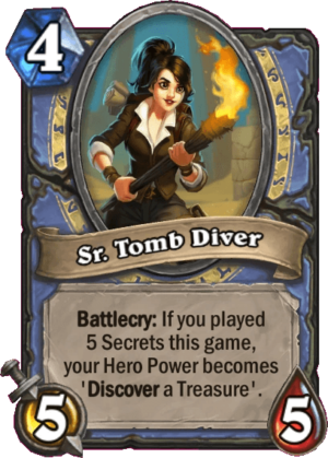 Sr. Tomb Diver Card