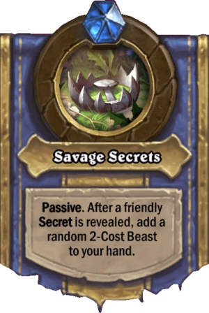 Savage Secrets Card