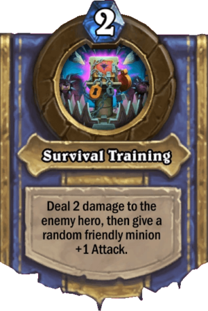 Survival Training Card